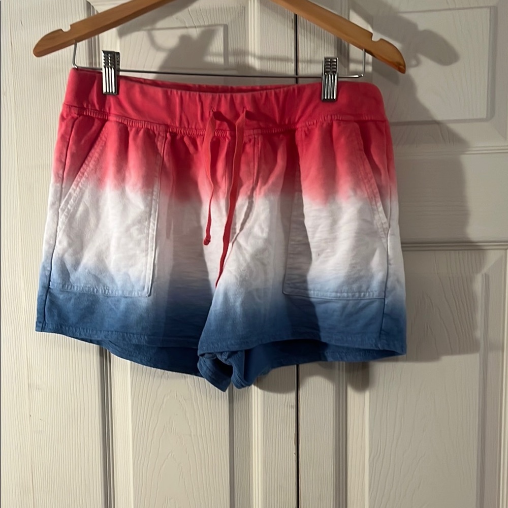 Sonoma Red and White Athletic Shorts Lightweight Design